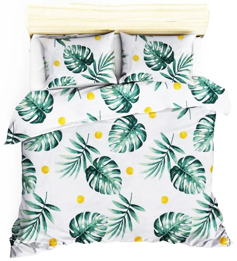 Cuvertură din bumbac pentru pat Muniro Jungle, 160 x 235 cm