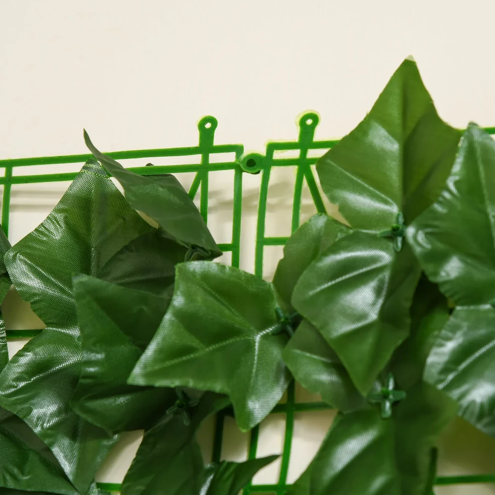 Outsunny Gard Artificial Iederă PE Anti-UV pentru Intimitate și Decor Verde Închis 300x100cm | Aosom Romania