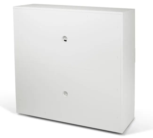 Birou cu blat alb TemaHome Focus, 110 x 109 cm