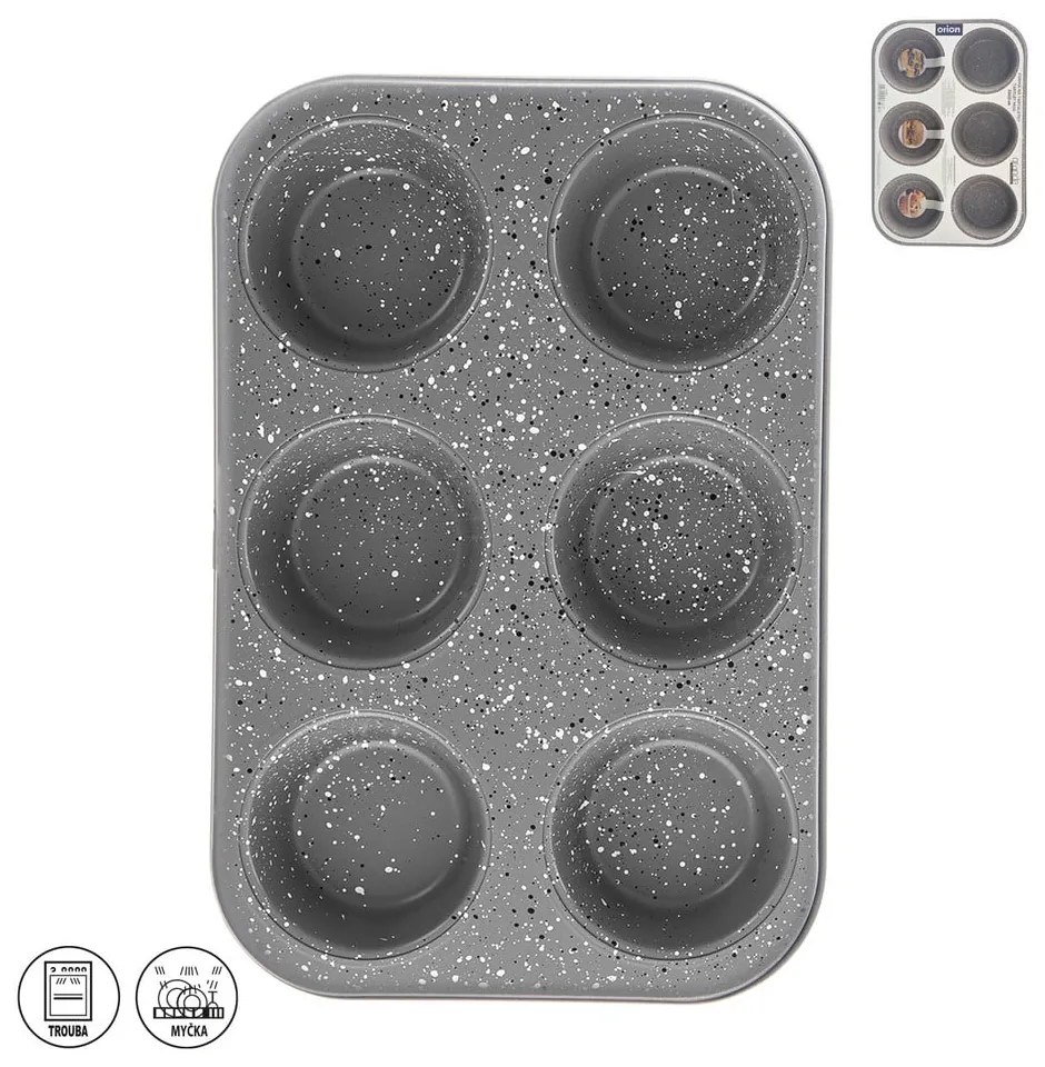 Formă de copt pentru brioșe din metal 22x32 cm Grande – Orion