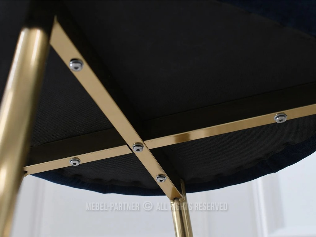 Scaun Carma K (albastru marin + auriu). Promo -8%. 1110996