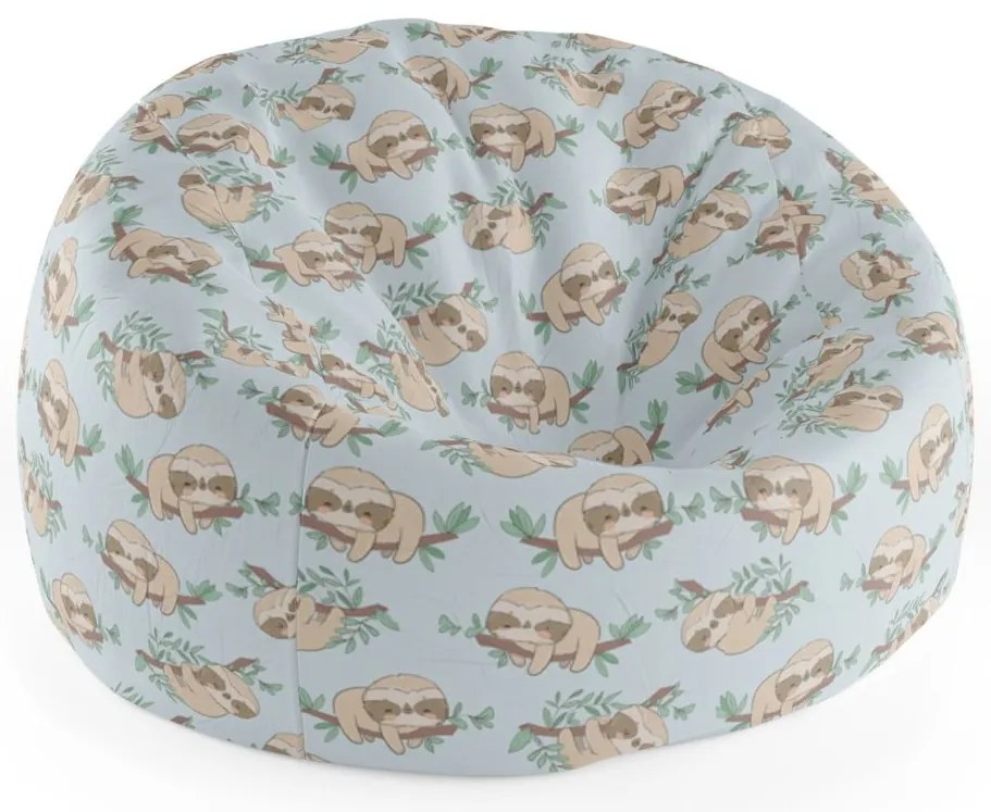 Sac de șezut Cocoon lenes pe ramuri, albastru / bej