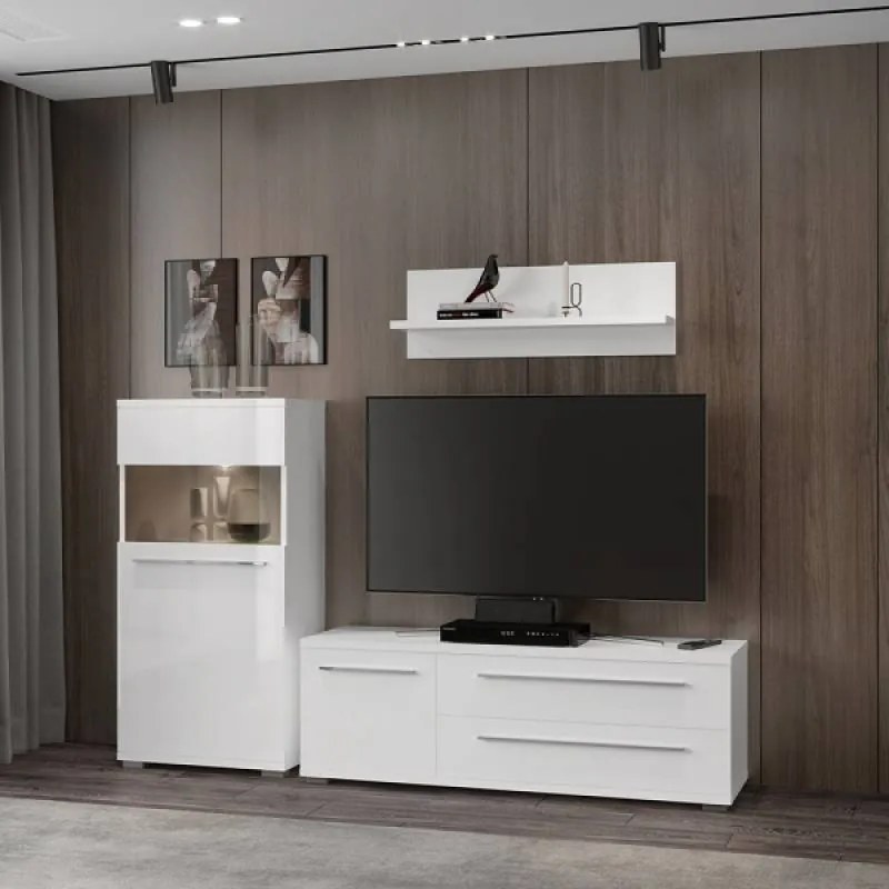 Set living 3 PIANO WHITE