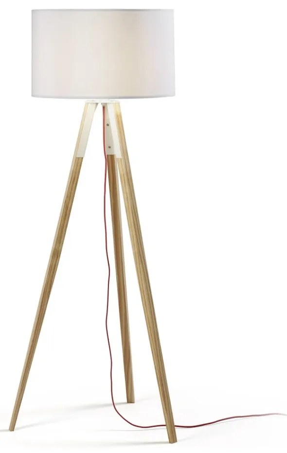 Lampadar Kave Home Uzagi, alb