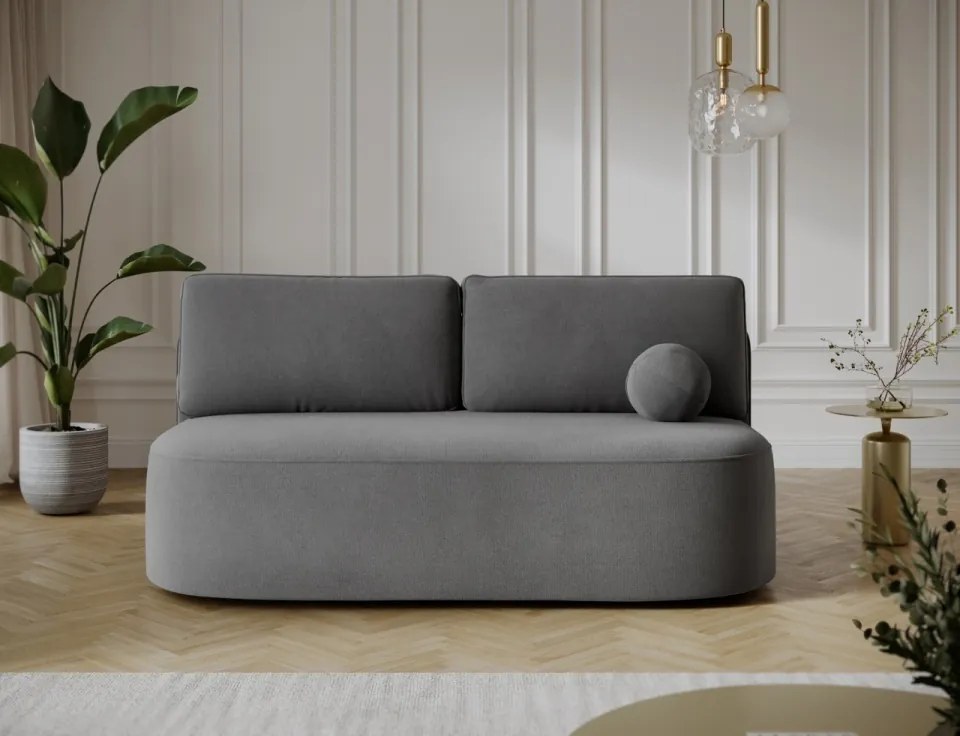 Canapea cu spatiu pentru depozitare, 193x96x93 cm, Lilana, Eltap (Culoare: Gri / Royal 04)