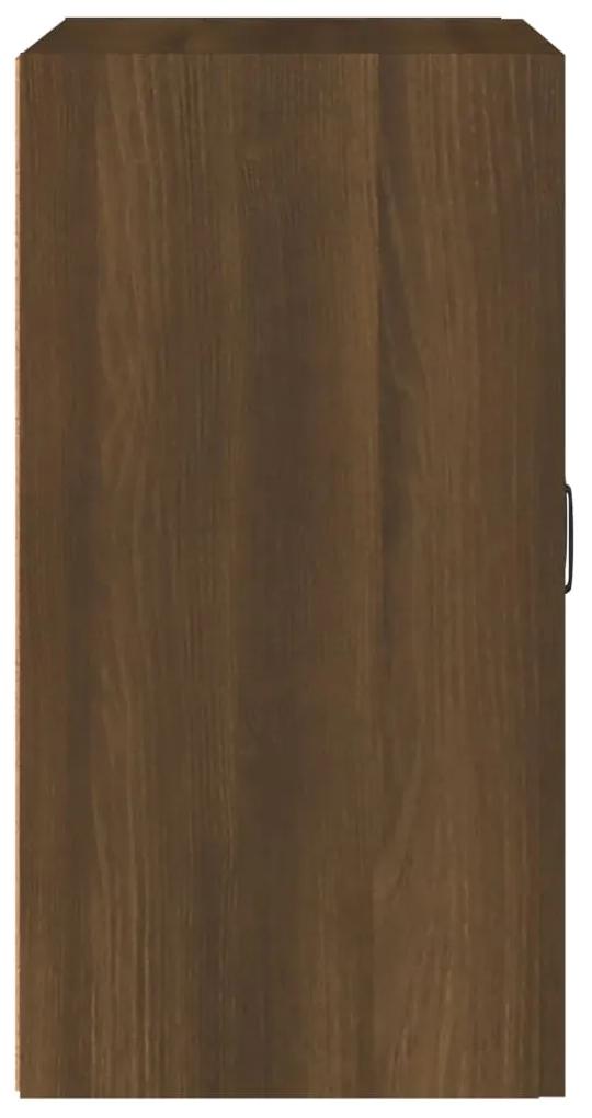 Dulap de perete, stejar maro, 60x31x60 cm, lemn compozit 1, Stejar brun
