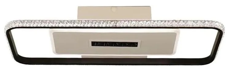 Plafonieră LED dimabilă LED/75W/230V 3000-6500K alb/negru + telecomandă