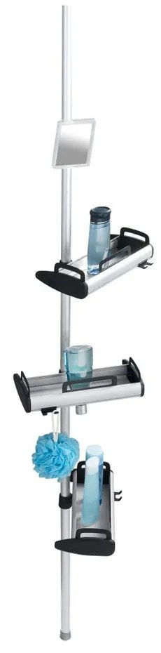Raft telescopic de perete pentru baie Wenko Line, negru