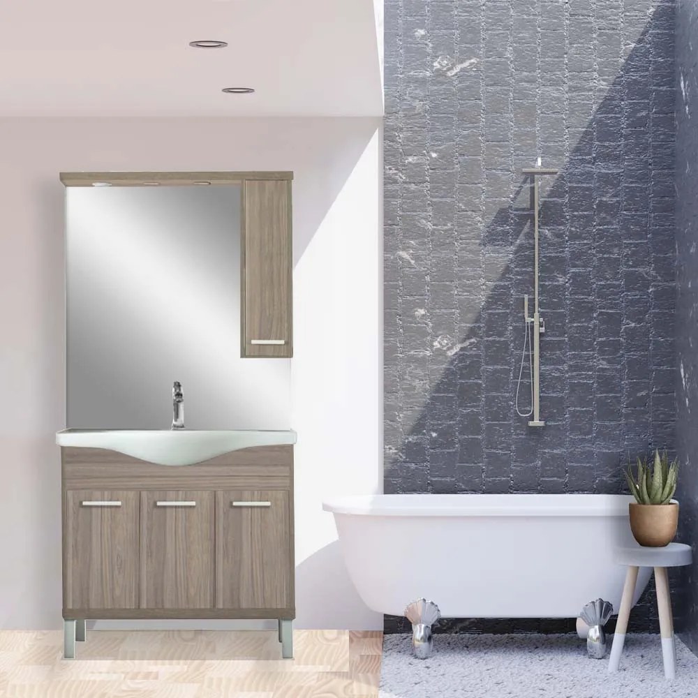 Mobilier complet de baie Nerva 85, ulm Rauna