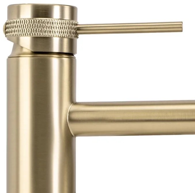 Baterie pentru baie Rea Lungo Grip auriu periat