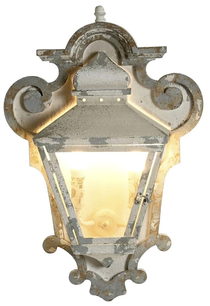 Lampa de perete Dust, alb antichizat, 44x16.5x64.5 cm