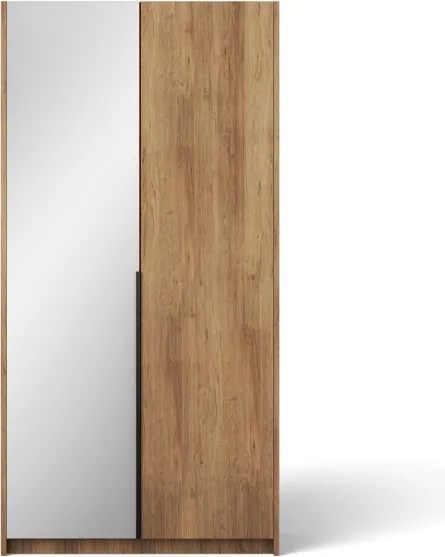 Dulap Alera II Hinged – cu oglindă – 100x58x204 cm – Stejar Artisan – Alera II Hinged Dulap – Varianta 1