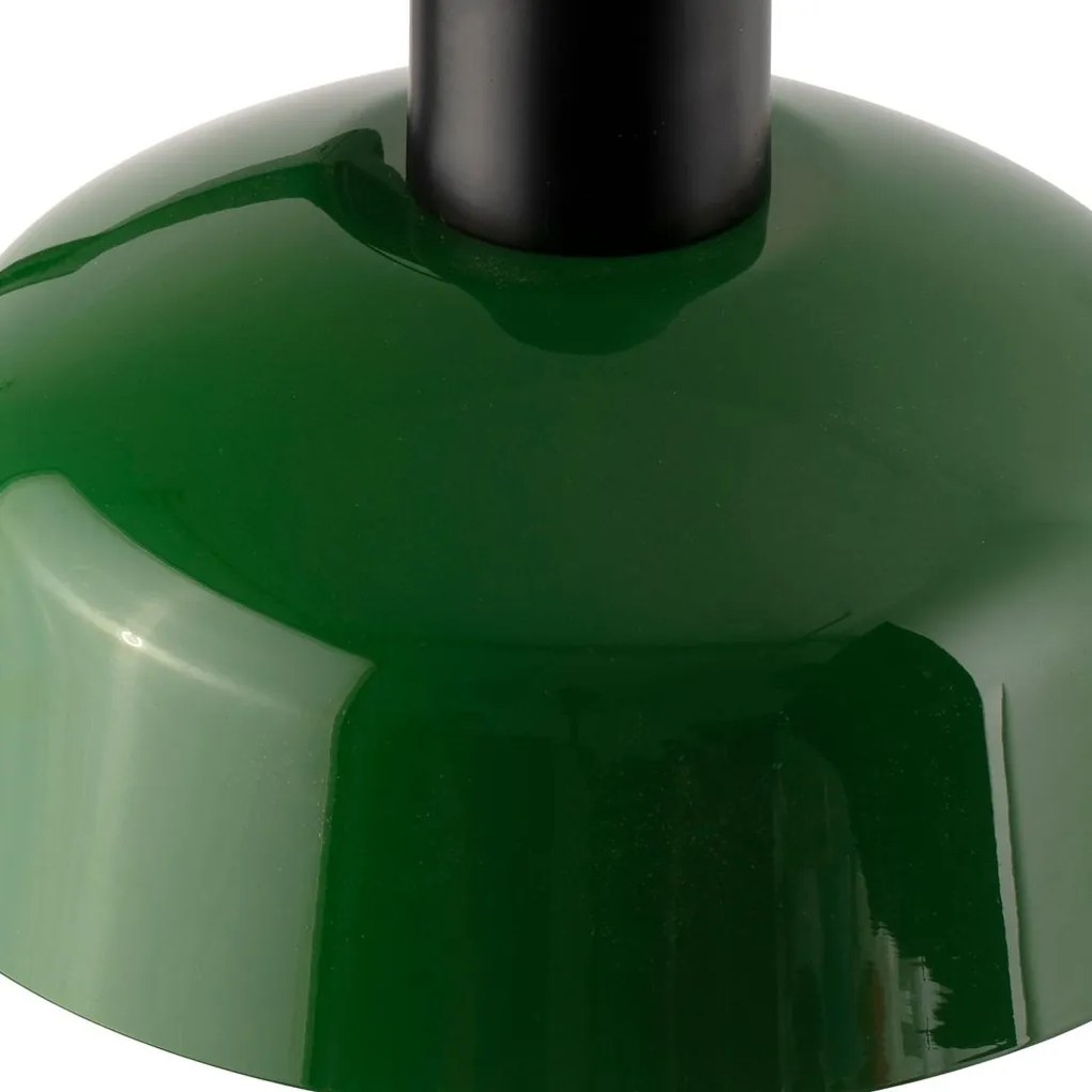 Lustra suspendata metal TATAWIN M 5L negru, verde