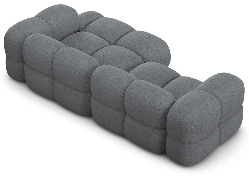 Colțar gri (cu colț pe partea dreaptă/cu șezlong) Loretto – Cosmopolitan Design