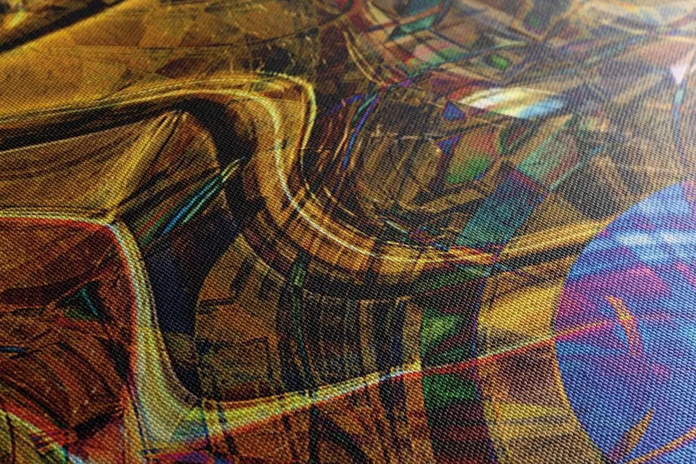 Tablou plin de artă abstractă
