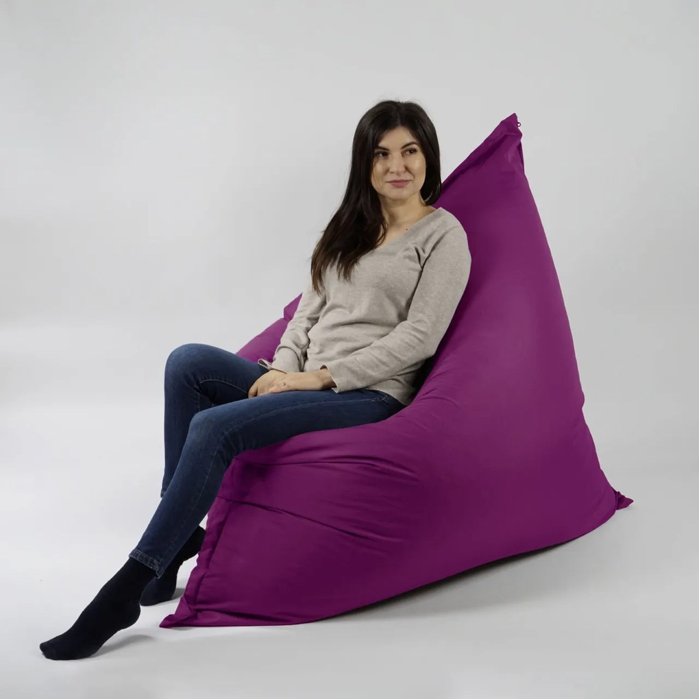 Fotoliu tip Perna Magic Pillow, material impermeabil - Magenta