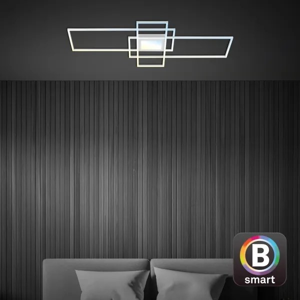 Briloner 3812019-LED Plafonieră LED RAM dimabilă 56W/230V Wi‑Fi Tuya 111x42 cm + telecomandă