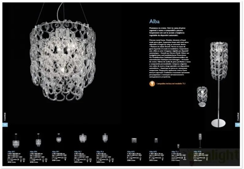 Aplica de perete ALBA AP2 020372