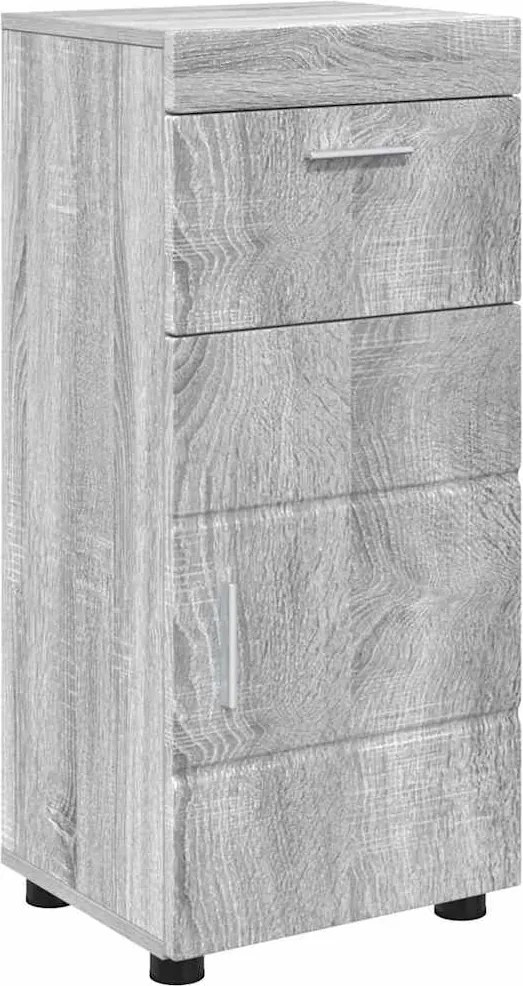 vidaXL Set dulap baie TULUM Gri Sonoma 37 x 31,5 x 82 cm Lemn compozit