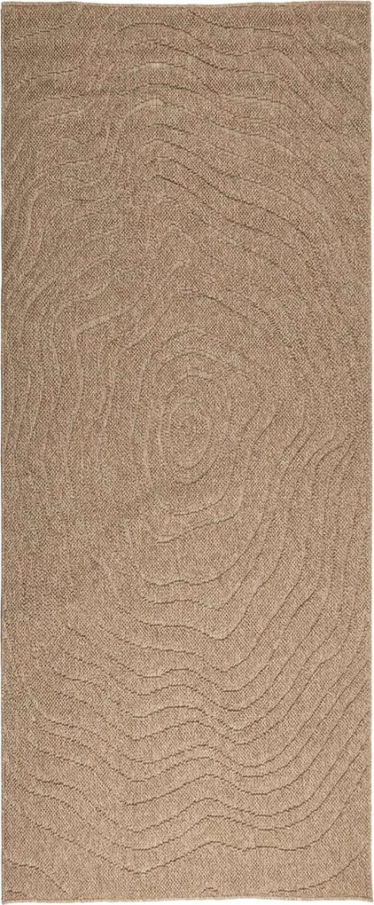 vidaXL Covoare de zonă Moiré AGIRA natural 150 x 80 cm Poliester