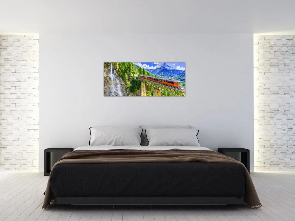 Tablou - Matterhorn, Zermatt, Valais, Elveția (120x50 cm)