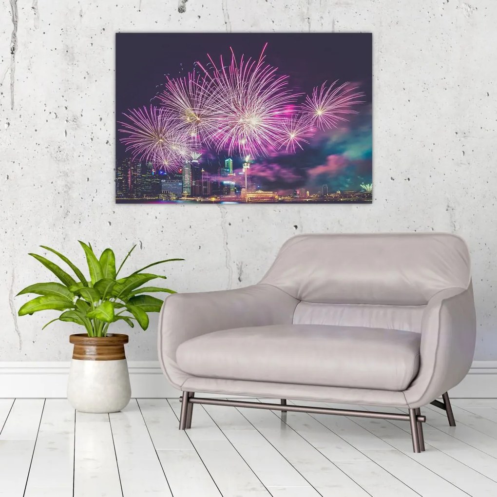 Tablou cu artificii (90x60 cm)