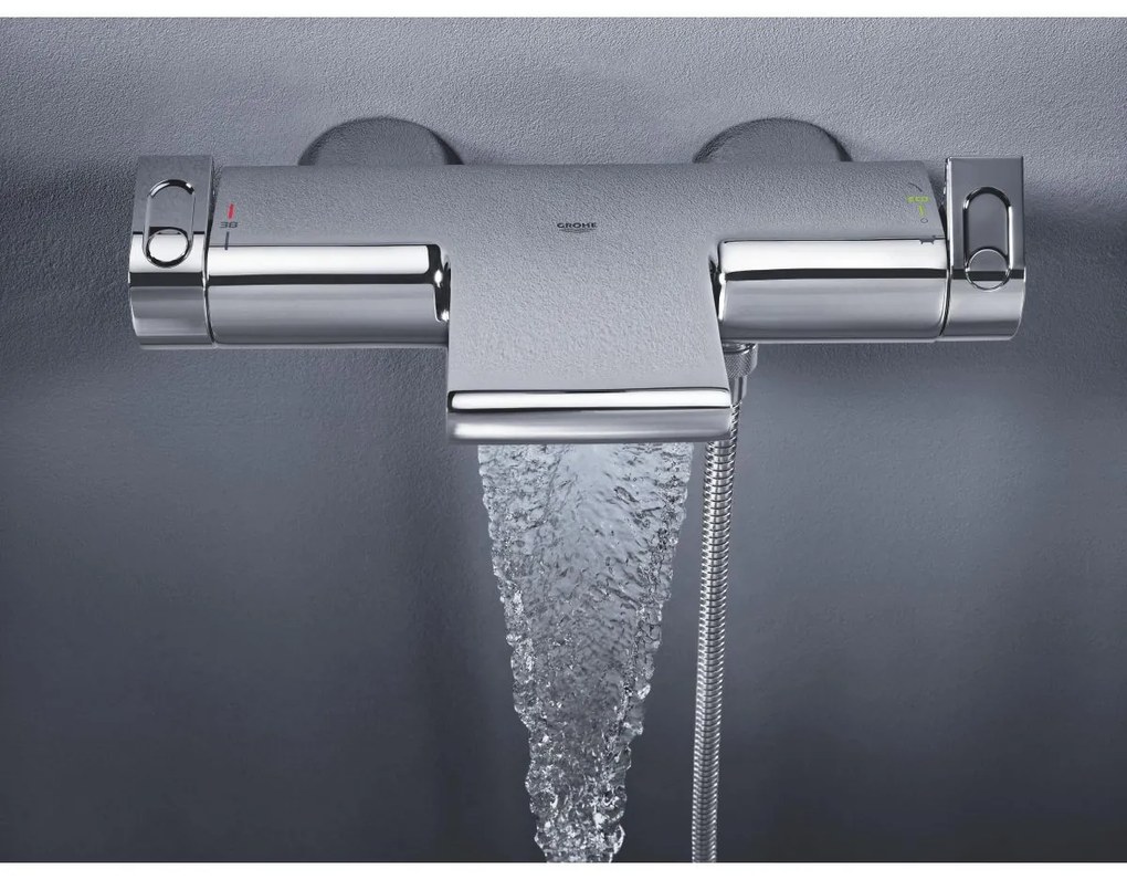 Grohe Grohtherm baterie cada-dus perete da crom 34174001