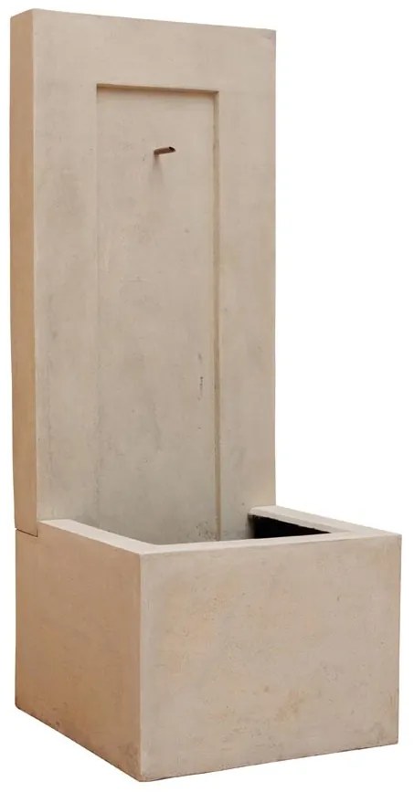Fantana decorativa de gradina, din piatra si rasina, Minimalist