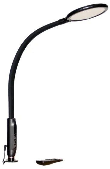 Lampă LED dimabilă 3 în 1 LED/12W/230V neagră CRI 90 + telecomandă