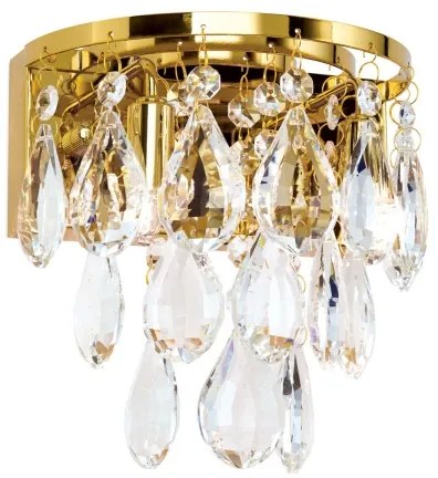 Aplică de cristal Orion WA 2-1369/2 CELESTE 2xG9/40W/230V auriu