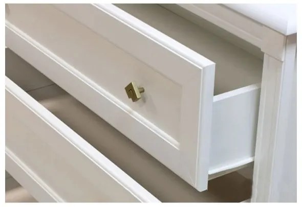 Comoda Kleo 3 Sertare MDF Alb