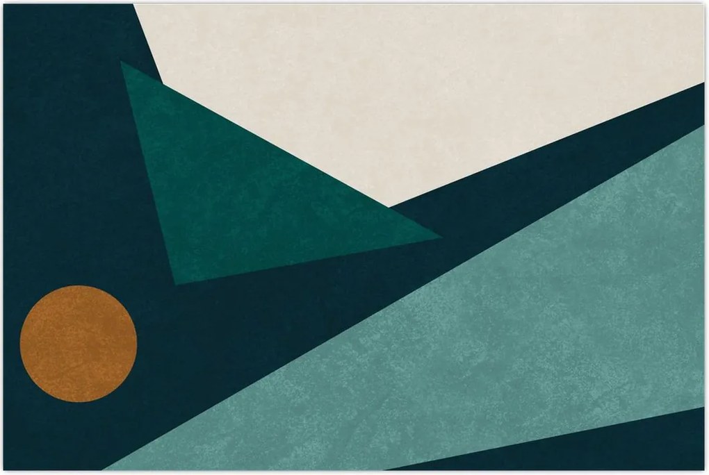 Tablou - Abstract cubic (90x60 cm)