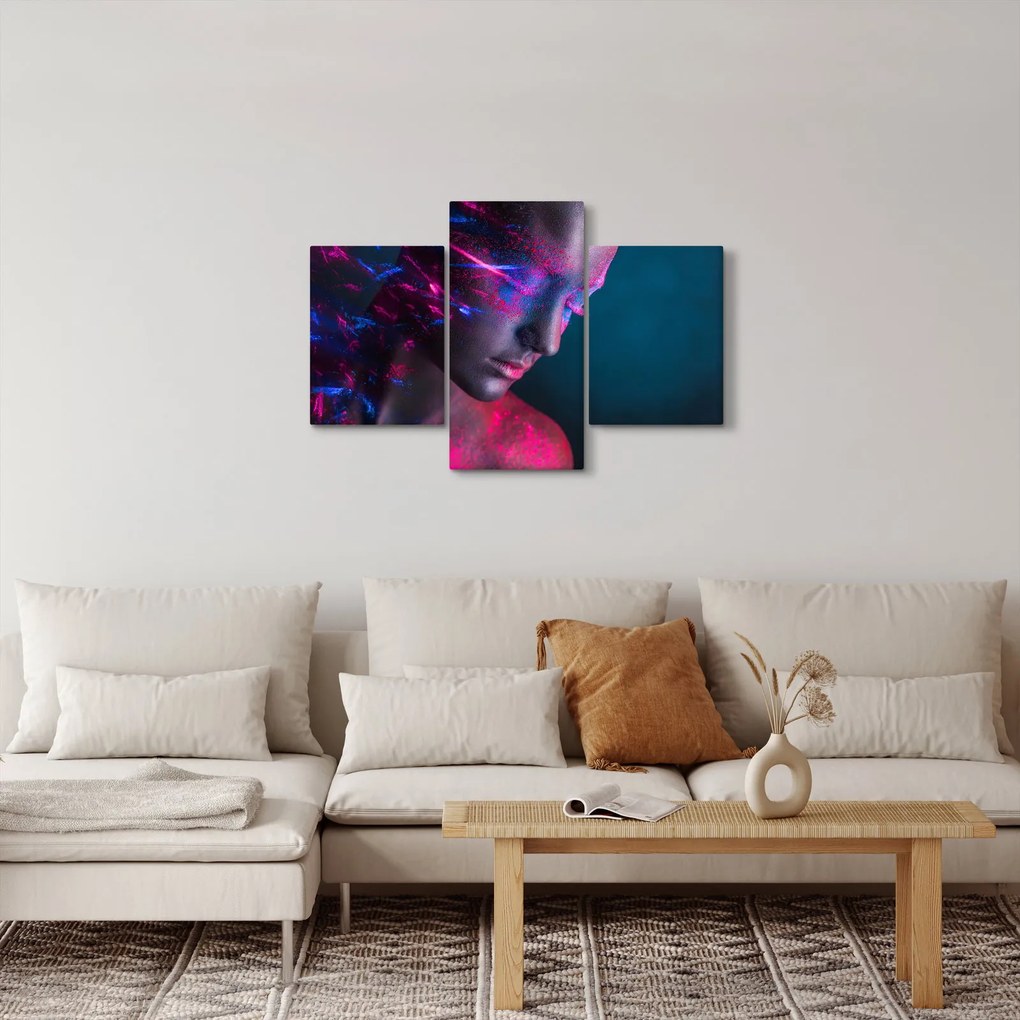 Tablou strălucitor a femeii (90x60 cm)