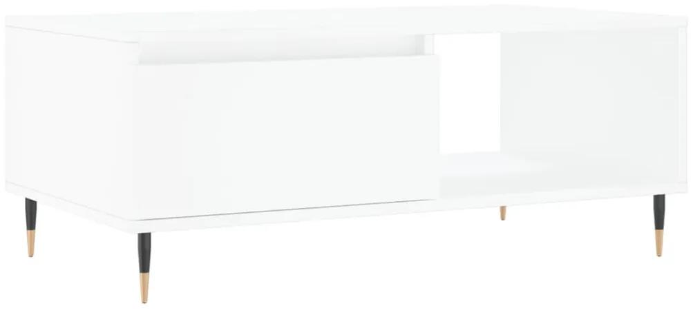 830556 vidaXL Măsuță de cafea, alb, 90x50x36,5 cm, lemn prelucrat