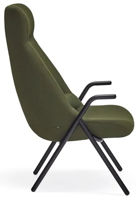 Fotoliu Teulat Dins, înălțime 114 cm, verde