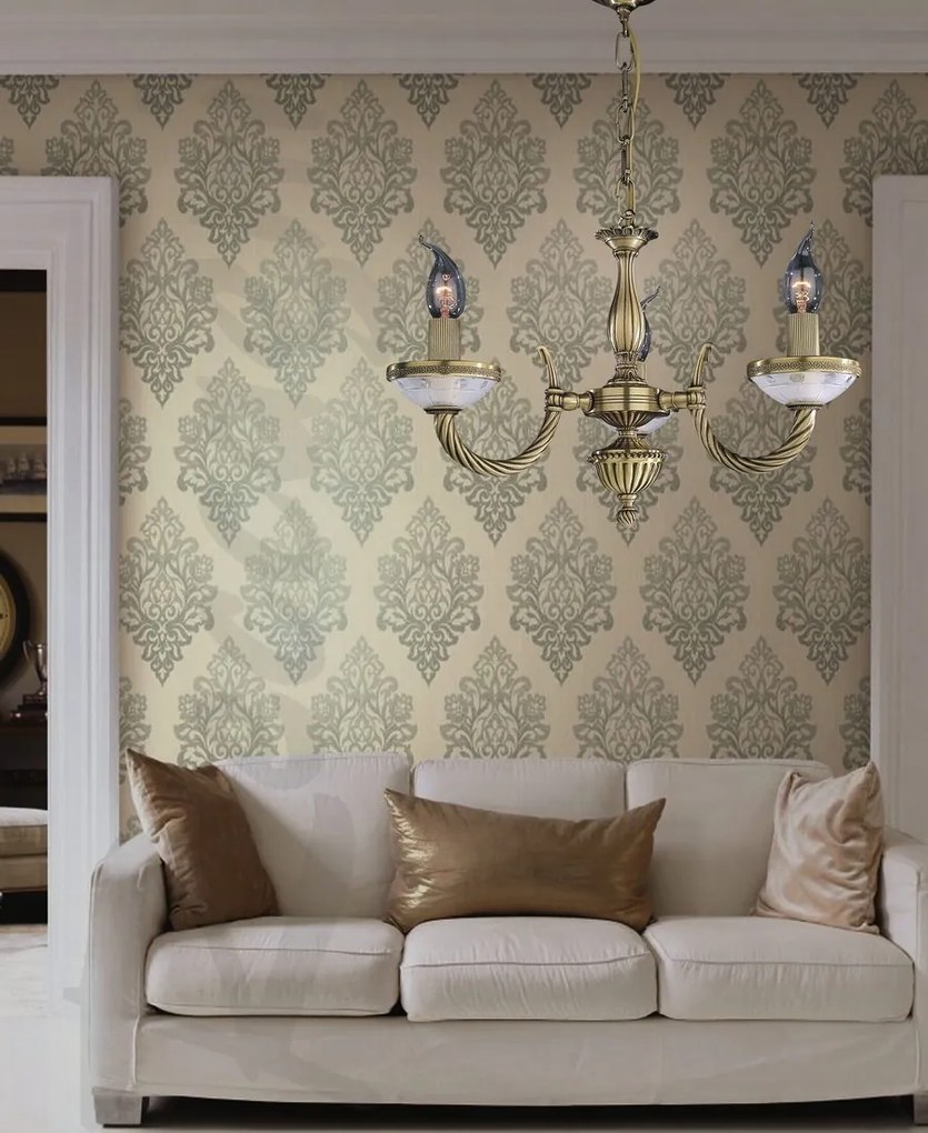 Candelabru clasic cu 3 brate design italian realizata manual 4650
