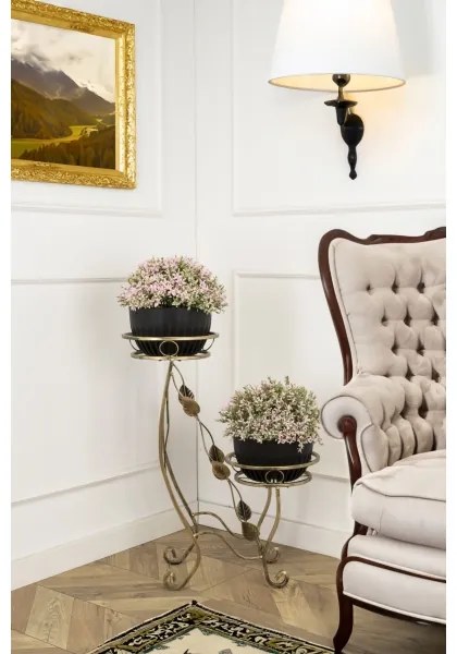 Suport de flori 70x50 cm auriu