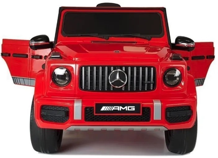 Mașină unică pentru copii cu baterii Mercedes AMG roșu
