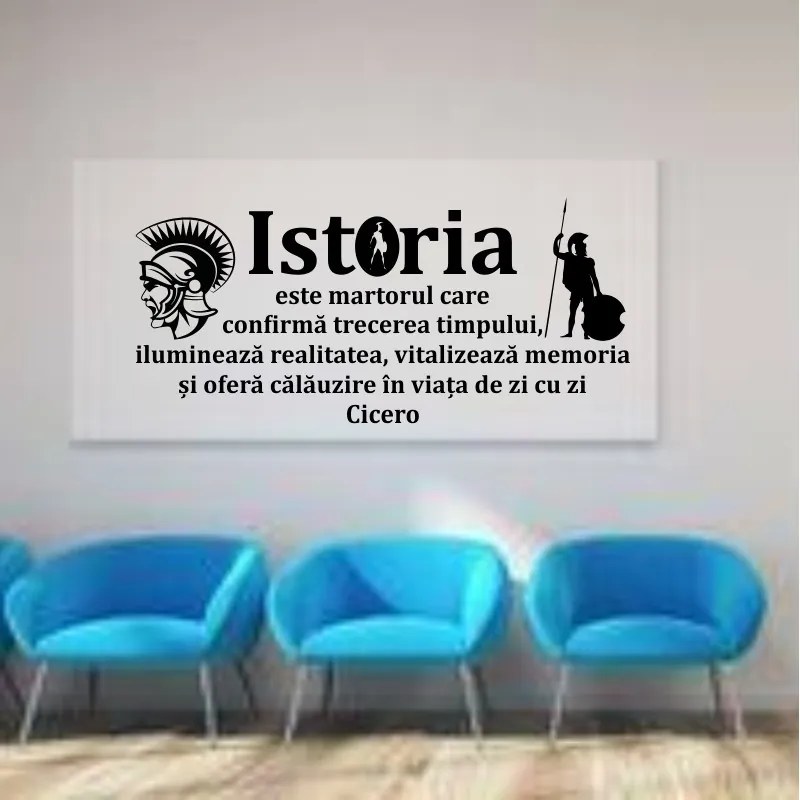 Sticker perete Istoria