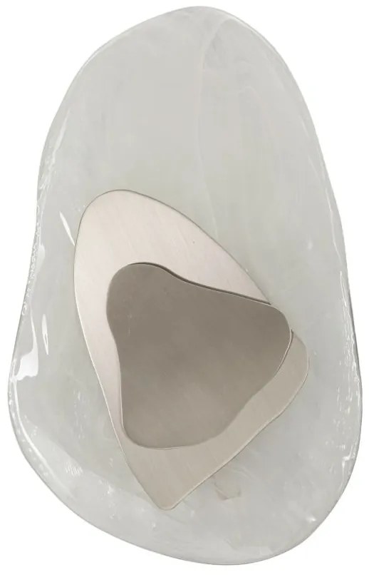 Mauro Ferretti Lampa De Perete  Ocean Silver cm 21X8X31 | Aosom Romania