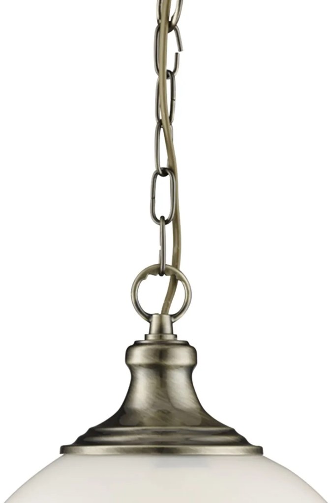 Lustra / Pendul design clasic Avalon alama antic / opal 3051AB SRT