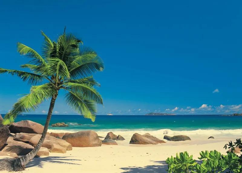 Fototapet Plaja Seychelles