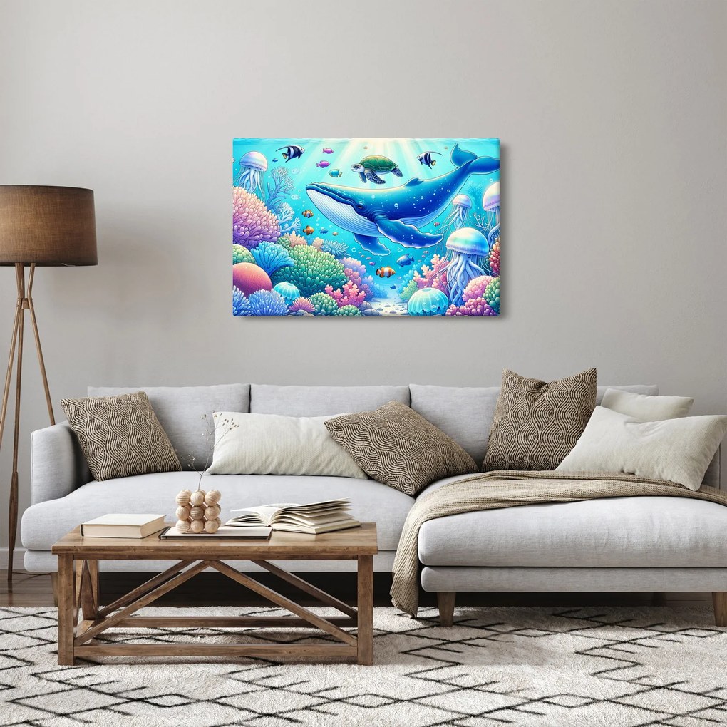 Tablou – Lume subacvatică (90x60 cm)