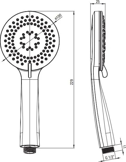 ARNIKA Baterie pentru Cadă cu 3 Orificii Finisaj Auriu Periat BQA_R13M
