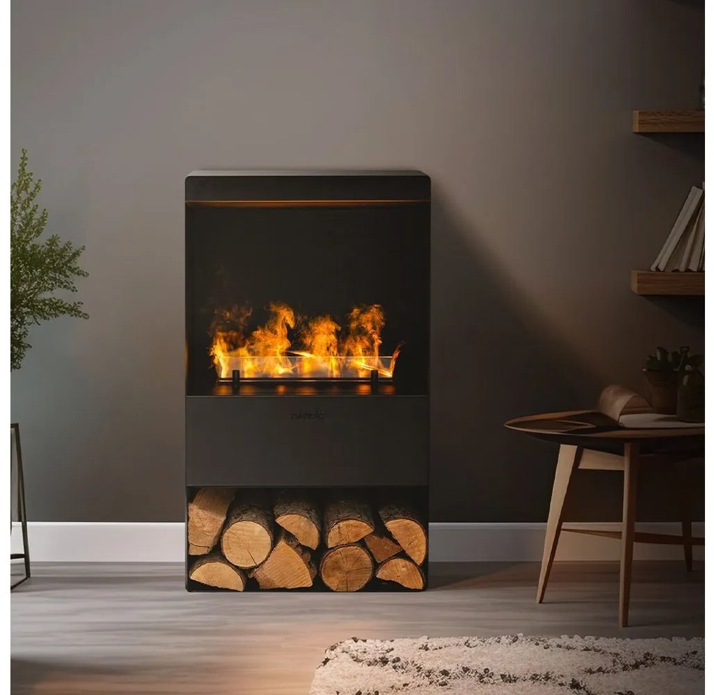 Șemineu pe vapori de apă cu telecomandă Planika STEAMY 83x48 cm 125W/230V