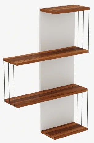 Etajeră de perete CAMBEL 96x64 cm maro