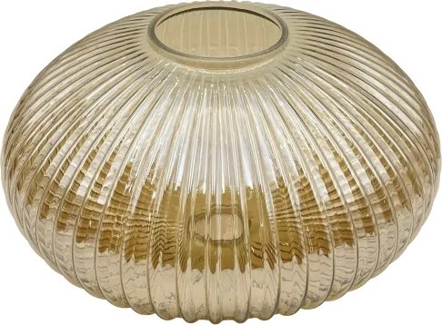 Lustră suspendată pe cablu MILOU 1xE27/15W/230V auriu/bej fumuriu