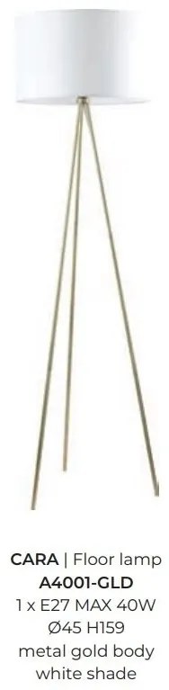 Lampadar, Lampa de podea cu trepied CARA