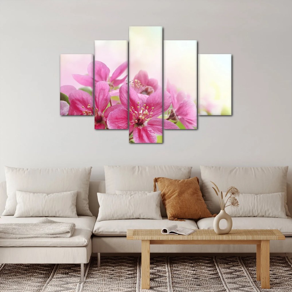 Tablou - Flori roz (150x105 cm)