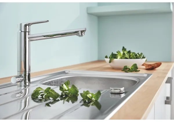 GROHE 31696000 - Baterie pentru chiuvetă BAUEDGE, crom lucios